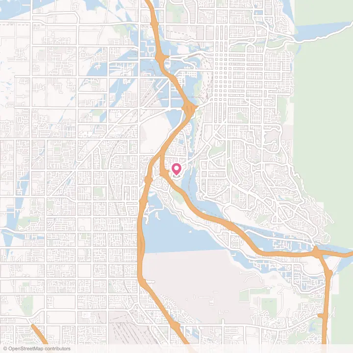 Map of the flower delivery area in Riverdale, Utah