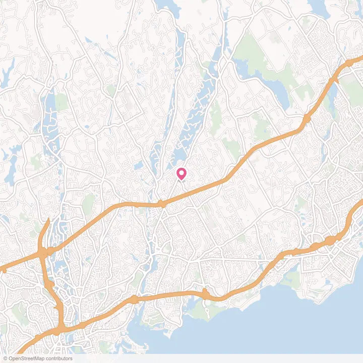 Map of the flower delivery area in Coleytown, Connecticut