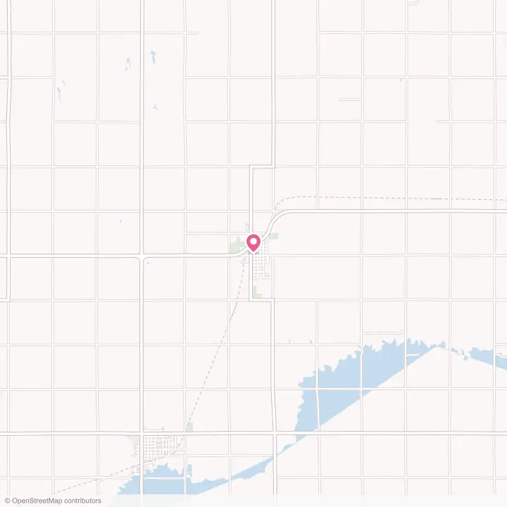 Map of the flower delivery area in Osceola, Nebraska