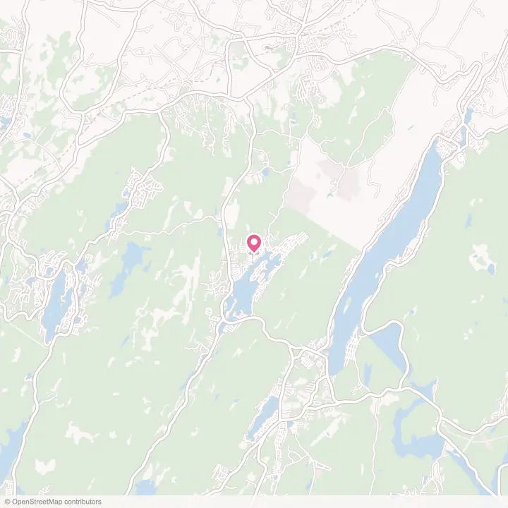 Map of the flower delivery area in Upper Greenwood Lake, New Jersey