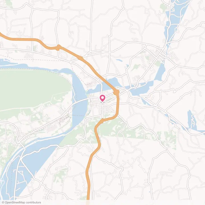 Map of the flower delivery area in Muncy, Pennsylvania