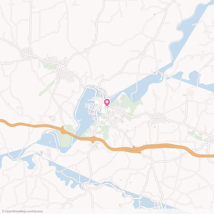 Map of the flower delivery area in Clarion, Pennsylvania