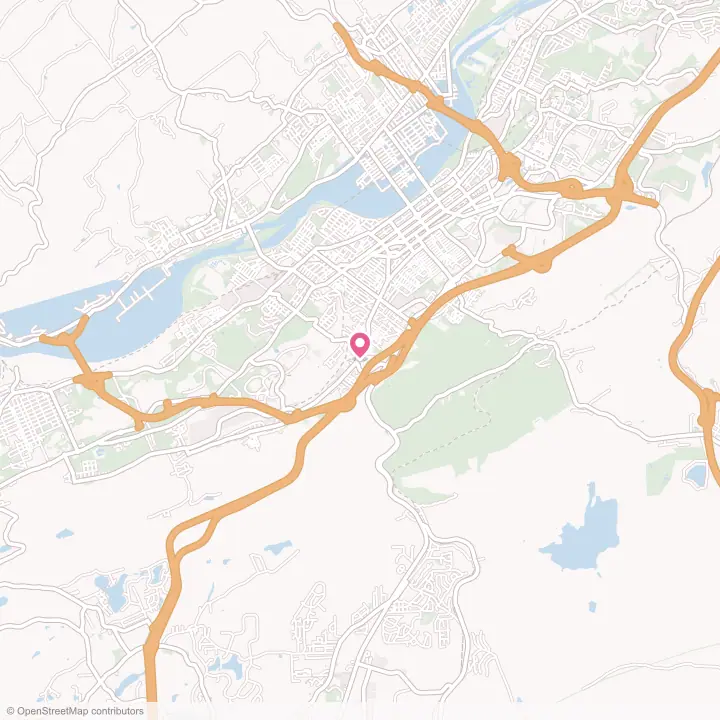 Map of the flower delivery area in Ashley, Pennsylvania