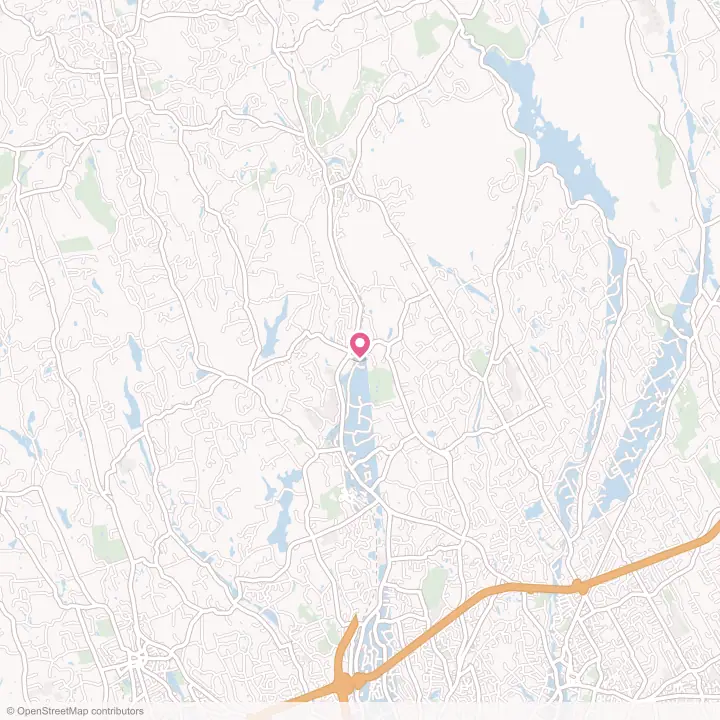 Map of the flower delivery area in Cannondale, Connecticut