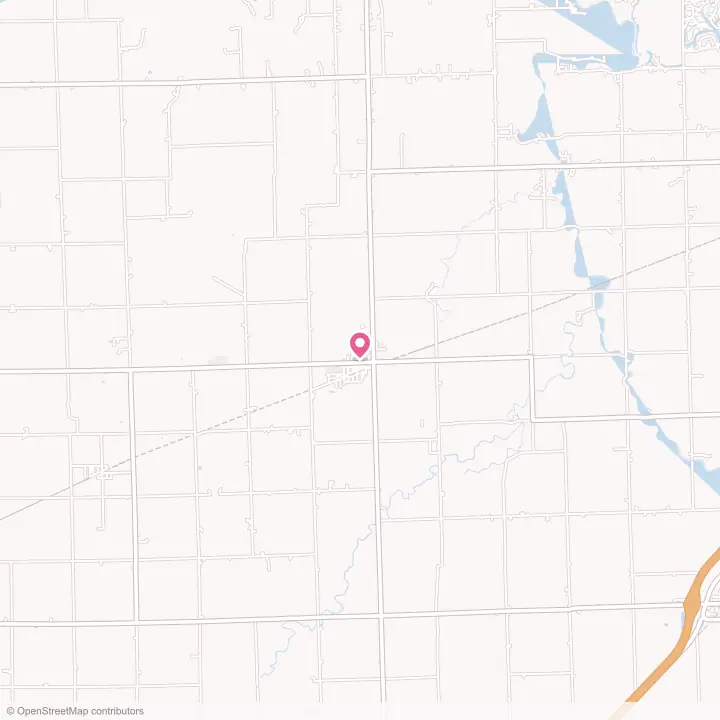 Map of the flower delivery area in Mazon, Illinois