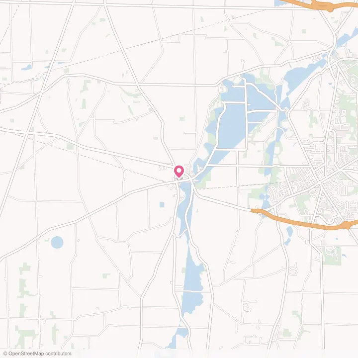 Map of the flower delivery area in Monroeville, Ohio