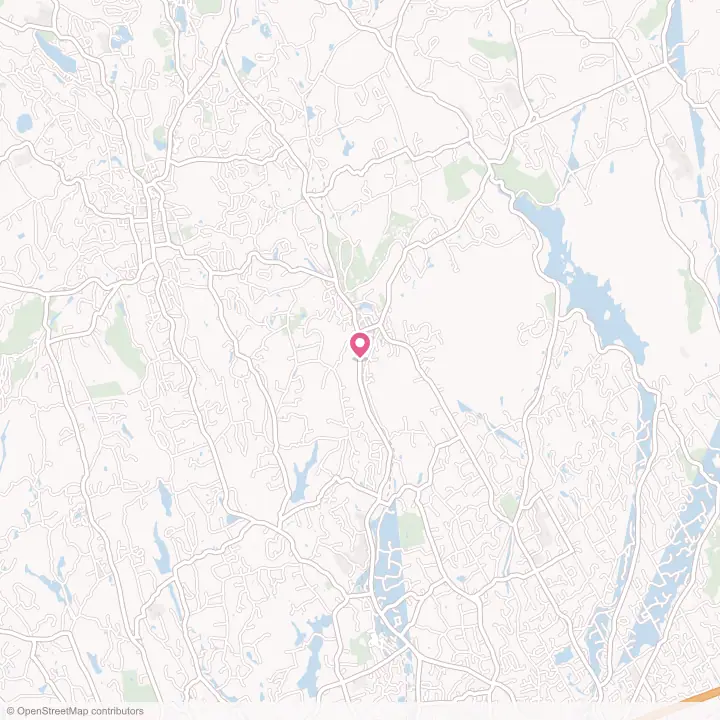 Map of the flower delivery area in Georgetown, Connecticut
