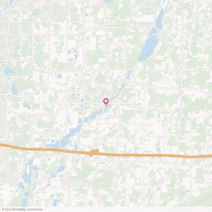 Map of the flower delivery area in Mantua, Ohio