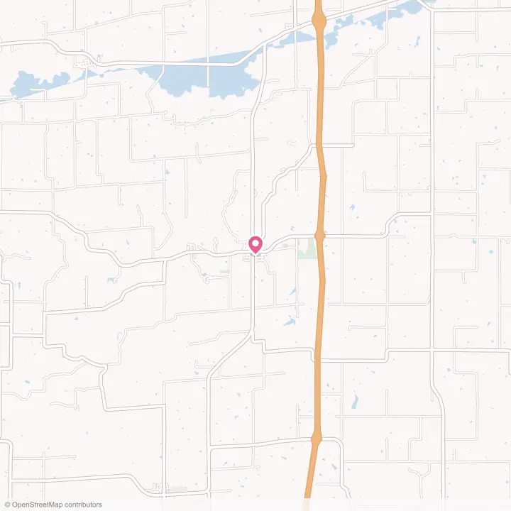 Map of the flower delivery area in St. Charles, Iowa