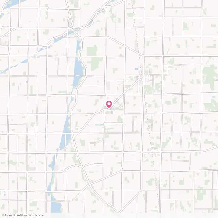 Map of the flower delivery area in Wayne, Ohio
