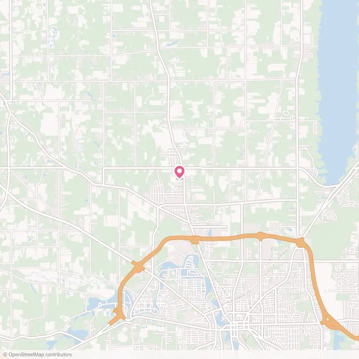 Map of the flower delivery area in Champion Heights, Ohio