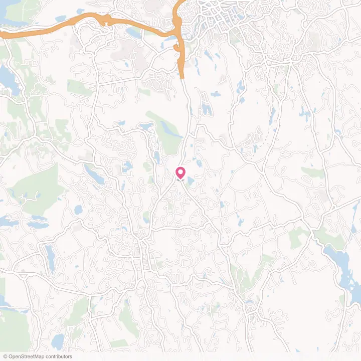 Map of the flower delivery area in Route 7 Gateway, Connecticut