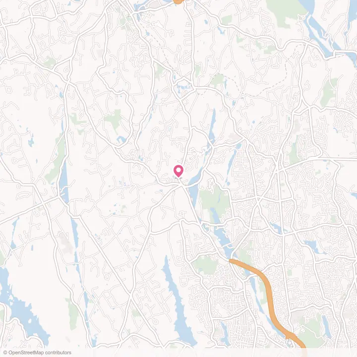Map of the flower delivery area in Stepney, Connecticut