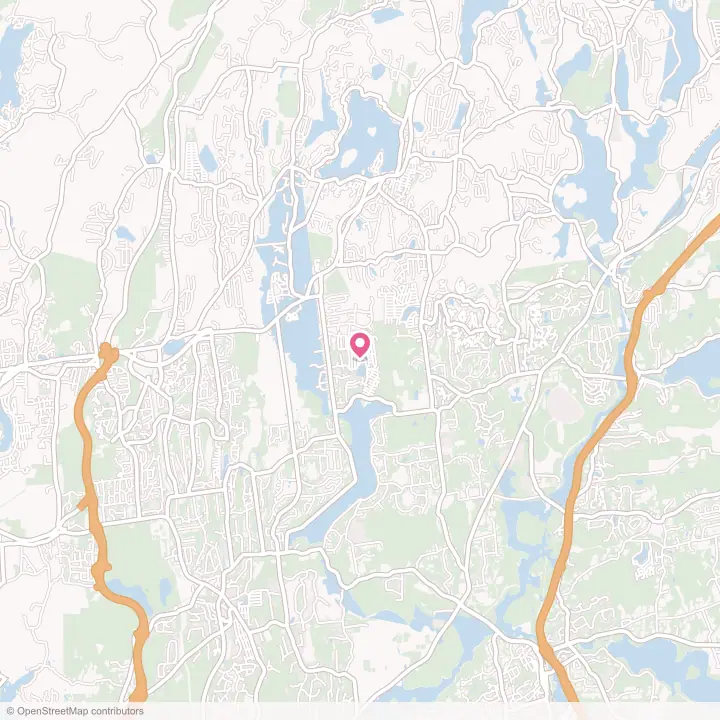 Map of the flower delivery area in Shenorock, New York