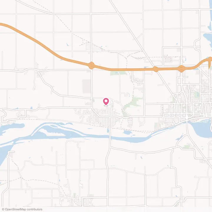 Map of the flower delivery area in Spring Valley, Illinois