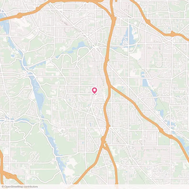 Map of the flower delivery area in Northfield, Ohio