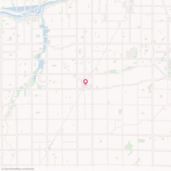Map of the flower delivery area in Weston, Ohio