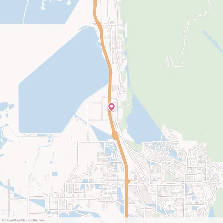 Map of the flower delivery area in South Willard, Utah