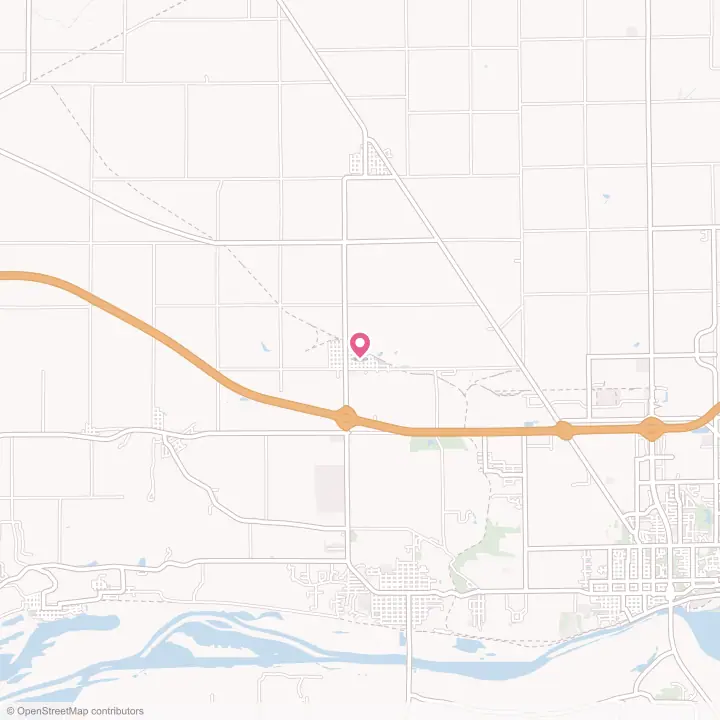 Map of the flower delivery area in Ladd, Illinois