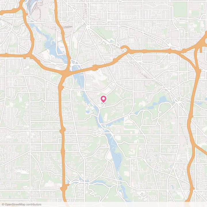 Map of the flower delivery area in Valley View, Ohio