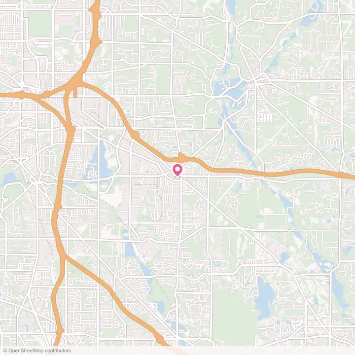 Map of the flower delivery area in Solon, Ohio