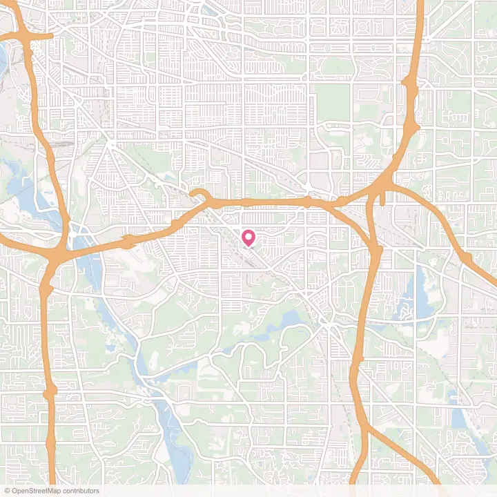 Map of the flower delivery area in Maple Heights, Ohio