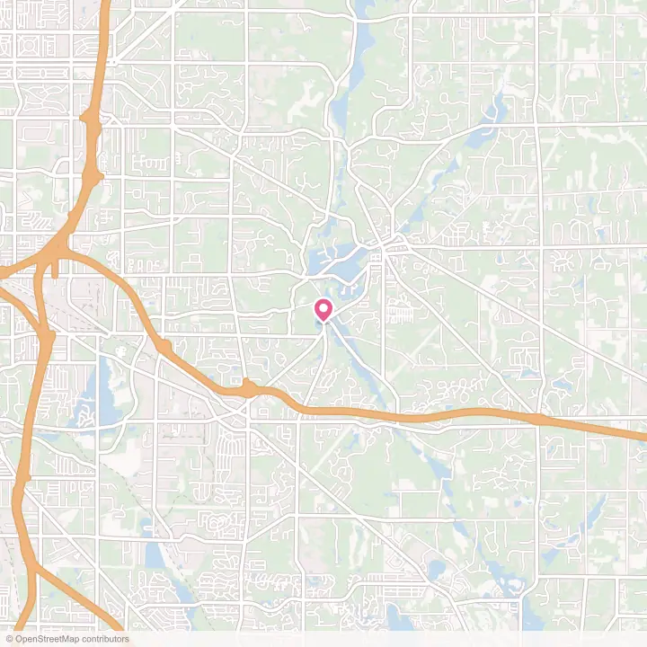 Map of the flower delivery area in Bentleyville, Ohio