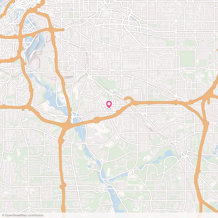 Map of the flower delivery area in Garfield Heights, Ohio
