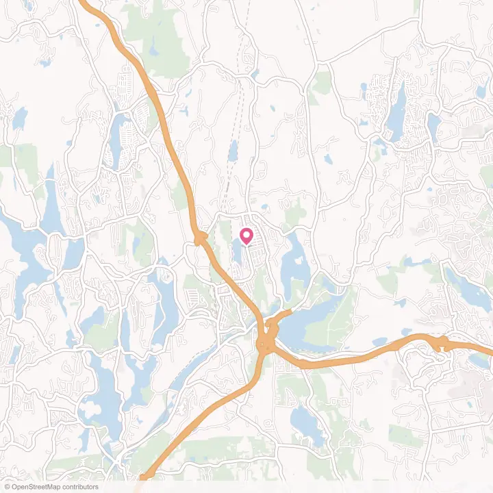 Map of the flower delivery area in Brewster Hill, New York