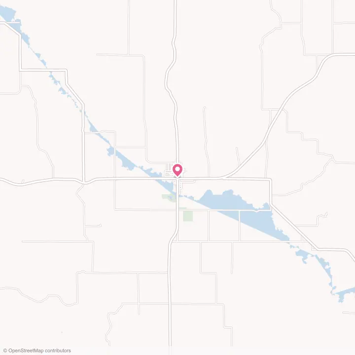 Map of the flower delivery area in Arnold, Nebraska