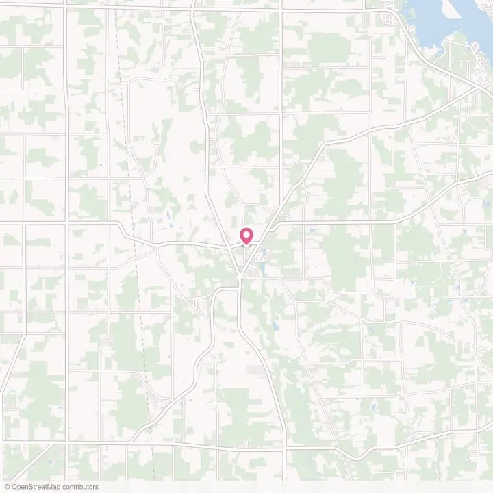 Map of the flower delivery area in Kinsman Center, Ohio