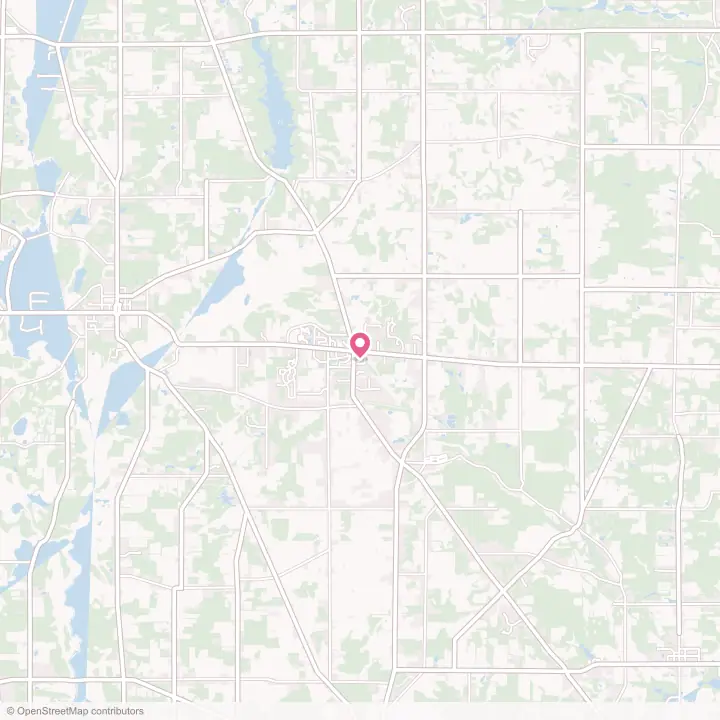 Map of the flower delivery area in Middlefield, Ohio