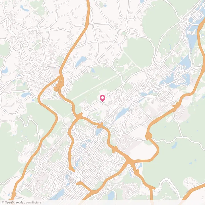 Map of the flower delivery area in Dickson City, Pennsylvania