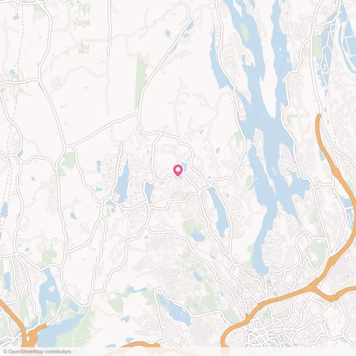 Map of the flower delivery area in Bigelow Corners, Connecticut