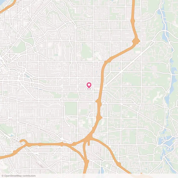 Map of the flower delivery area in Beachwood, Ohio