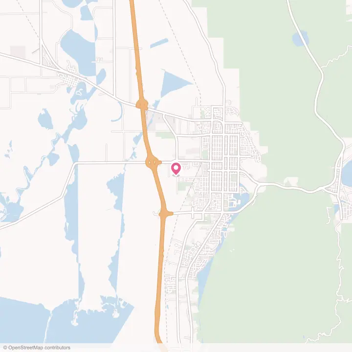 Map of the flower delivery area in Brigham City, Utah