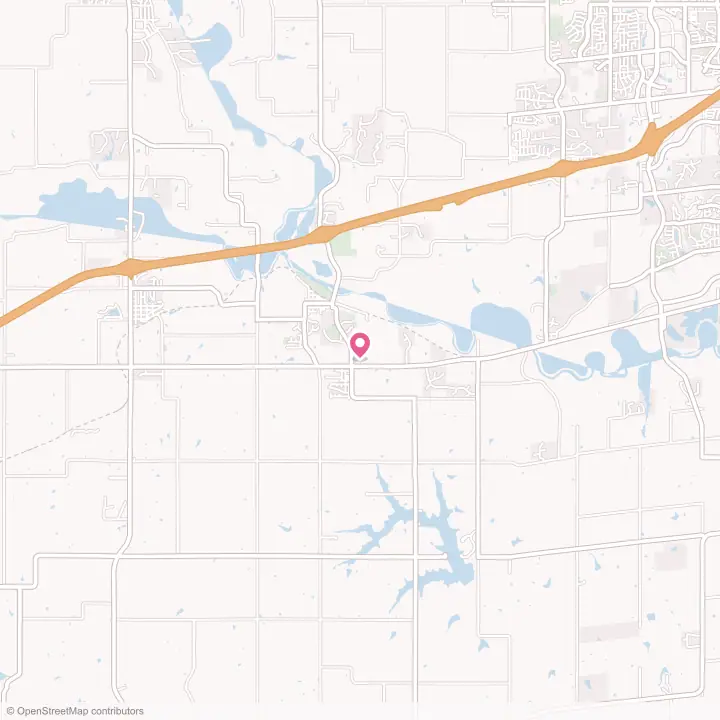 Map of the flower delivery area in Van Meter, Iowa