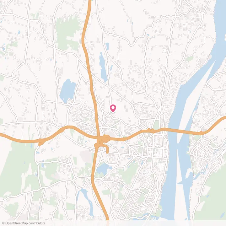 Map of the flower delivery area in Gardnertown, New York