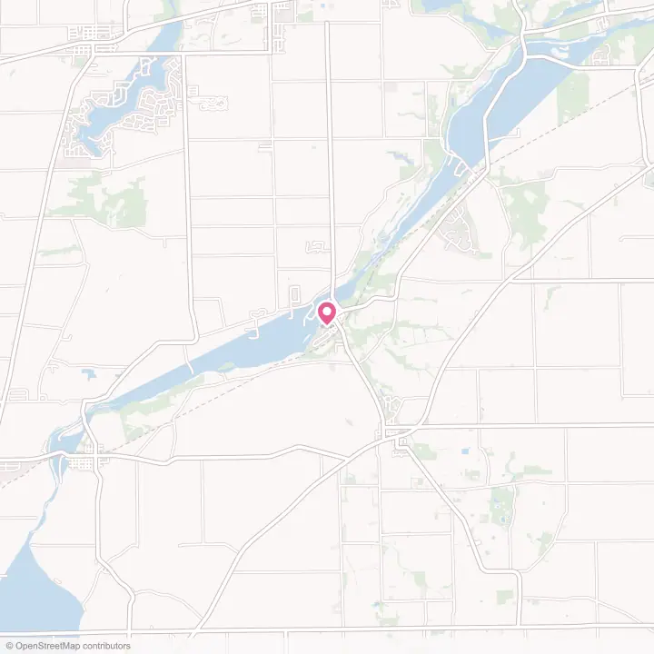 Map of the flower delivery area in Millington, Illinois