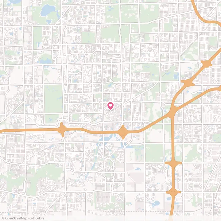 Map of the flower delivery area in Tinley Park, Illinois