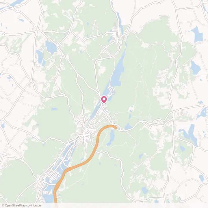 Map of the flower delivery area in Simpson, Pennsylvania