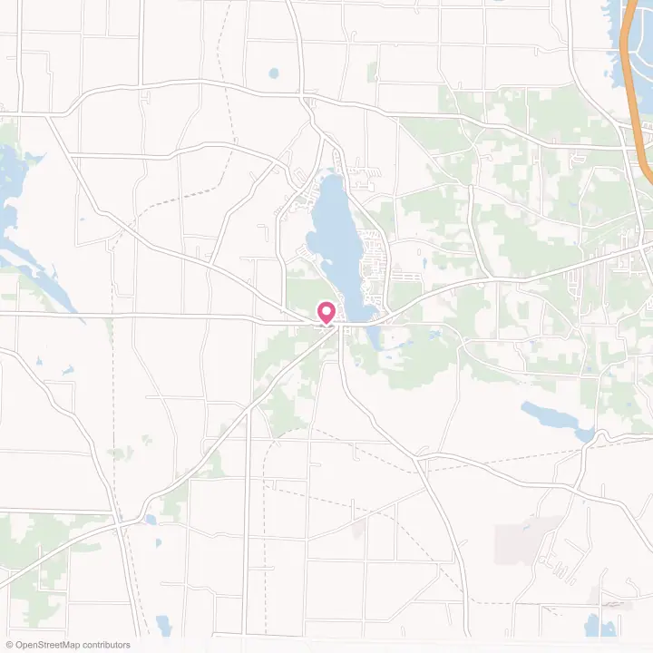 Map of the flower delivery area in Conneaut Lake, Pennsylvania