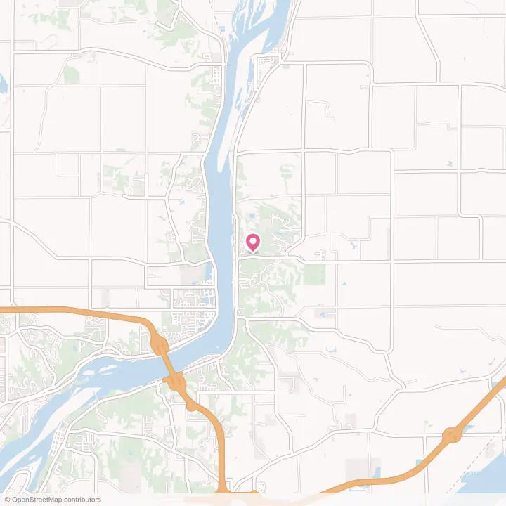 Map of the flower delivery area in Port Byron, Illinois
