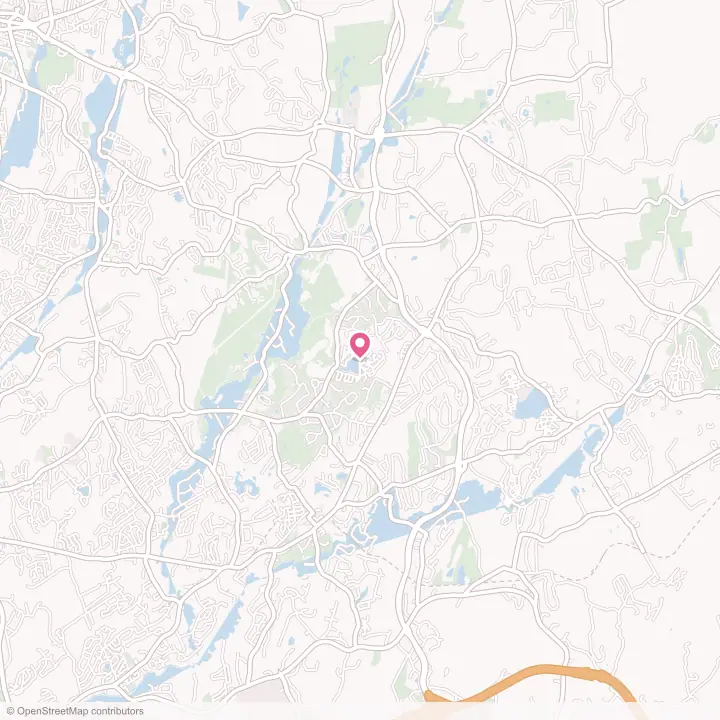 Map of the flower delivery area in Hillside Lake, New York