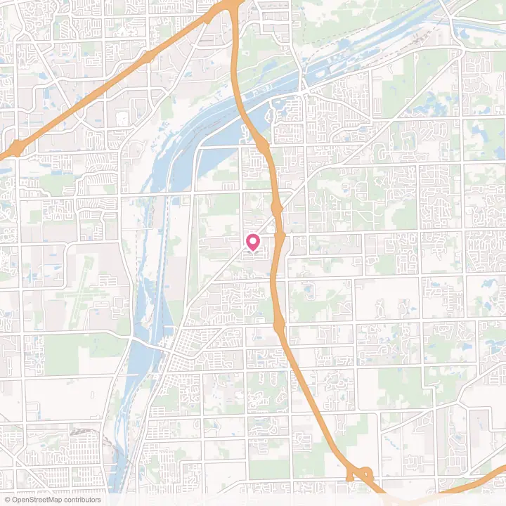 Map of the flower delivery area in Lockport Heights, Illinois