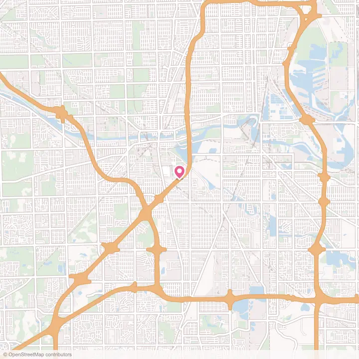 Map of the flower delivery area in Dixmoor, Illinois
