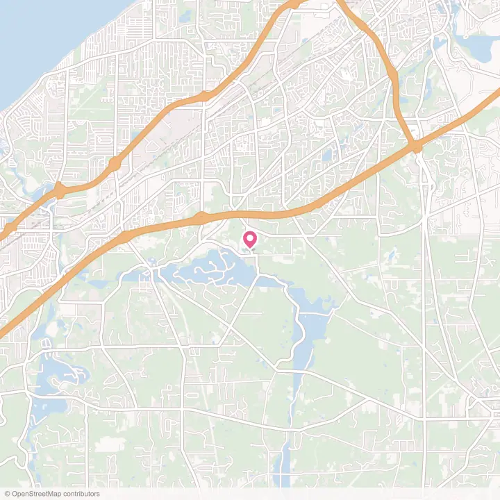 Map of the flower delivery area in Kirtland Hills, Ohio