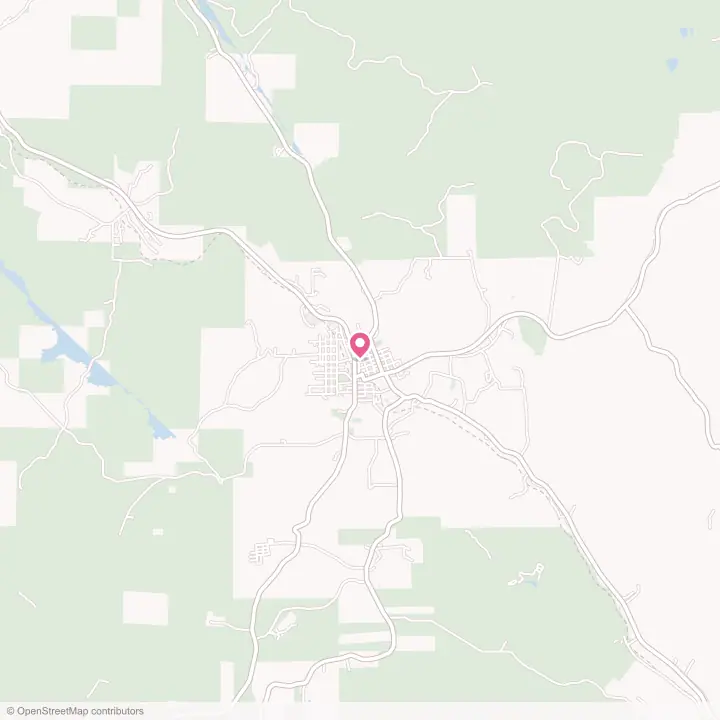 Map of the flower delivery area in Kane, Pennsylvania