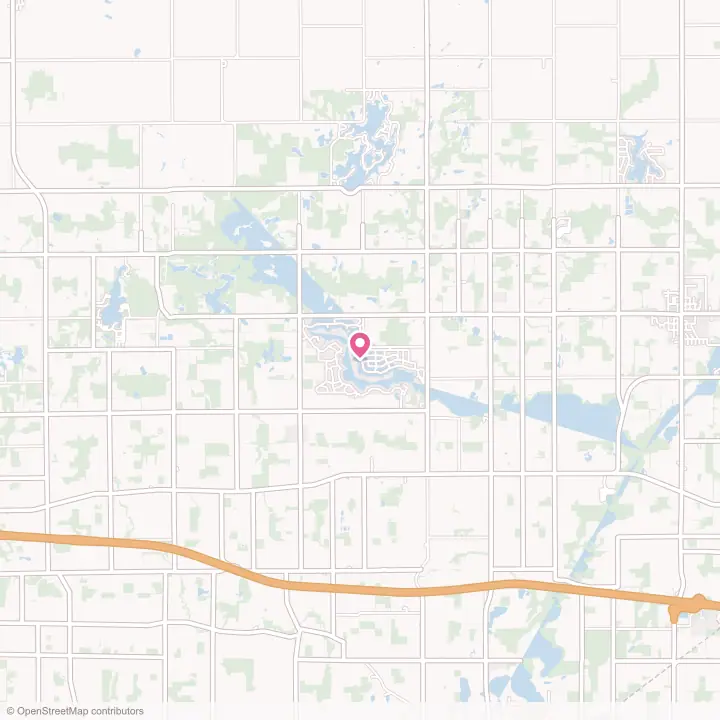 Map of the flower delivery area in Lake Seneca, Ohio