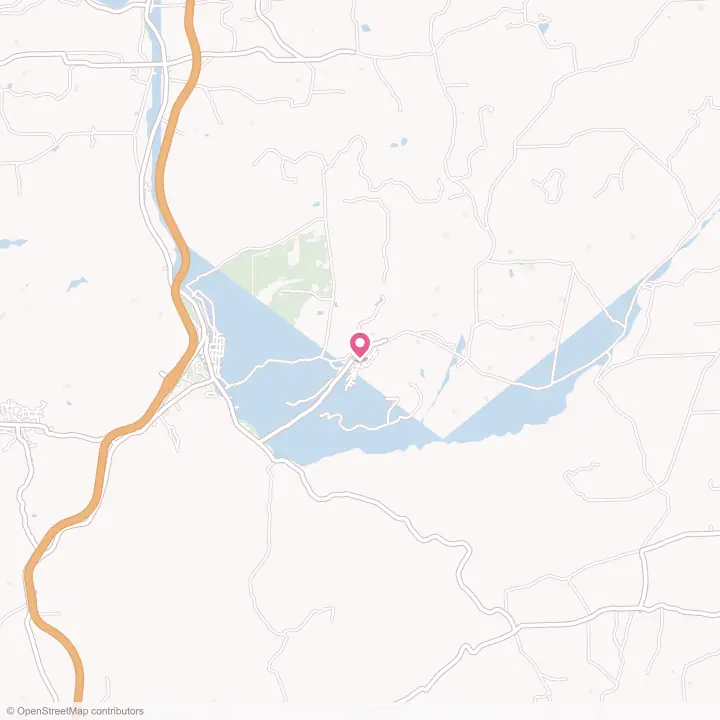 Map of the flower delivery area in Morris Run, Pennsylvania